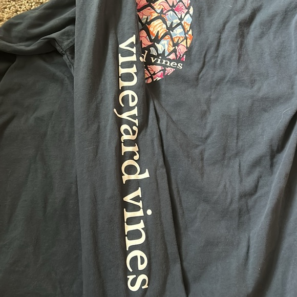 Navy blue vineyard vines long sleeve shirt - Picture 4 of 5